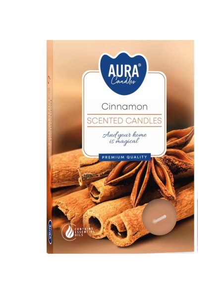 BISPOL podgrzewacze zapachowe P15-65 CYNAMON, 6 sztuk