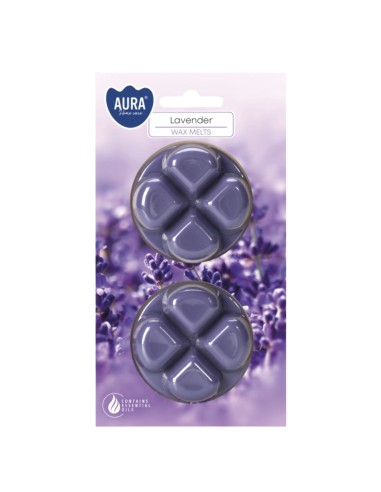 BISPOL AURA Wosk zapachowy WZ40-2-79 LAWENDA, 2 szt