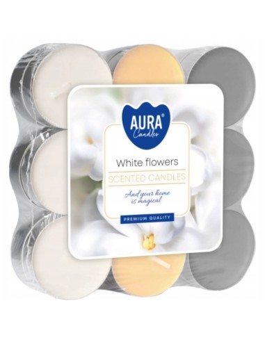 BISPOL Podgrzewacze zapachowe P15-179 BAIŁE KWIATY, 18 szt