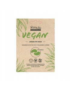 MUJU Płatki pod oczy wegańskie KOLAGEN ALOES, 30 szt