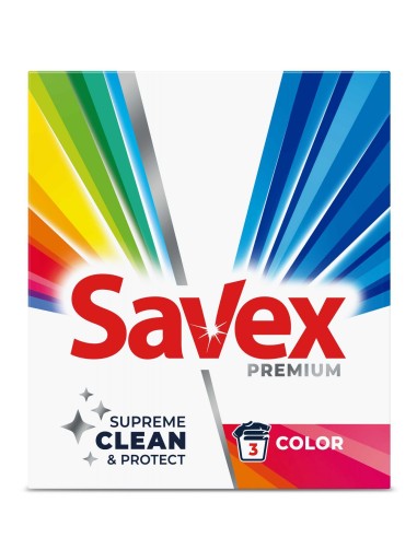 SAVEX Proszek do prania KOLOR 3 prania, 300 g