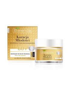 Bielenda, Kuracja Młodości, regenerujący krem przeciwzmarszczkowy 60+ na dzień i noc, 50 ml