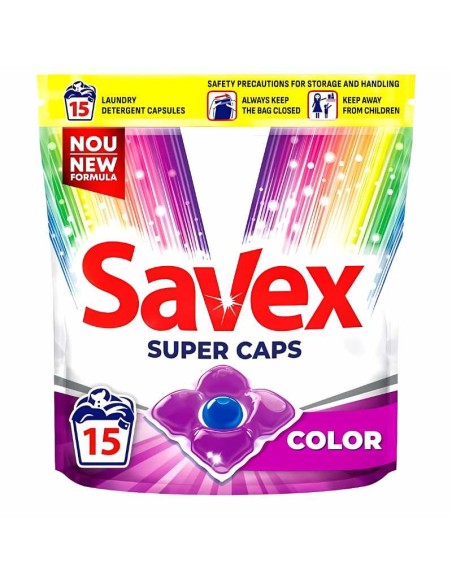 SAVEX Kapsułki do prania 15 szt COLOR, 1 op