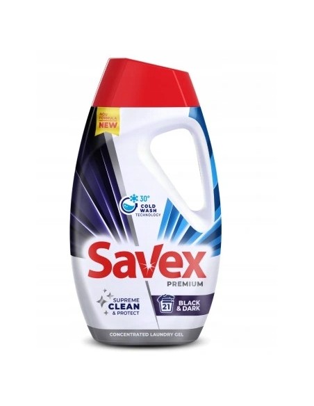 SAVEX Płyn do prania 21 prań BLACK, 945 ml
