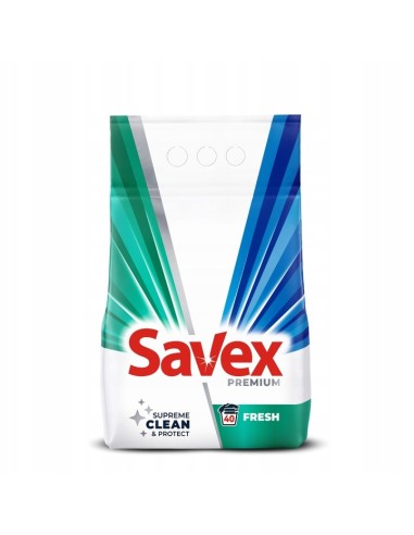 SAVEX Proszek do prania 40 prań FRESH, 4 kg