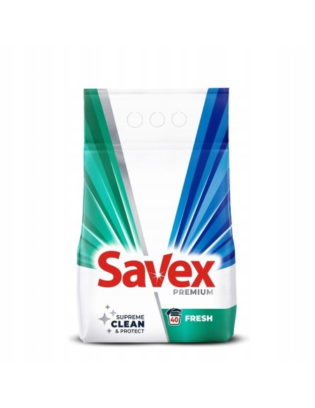 SAVEX Proszek do prania 40 prań FRESH, 4 kg