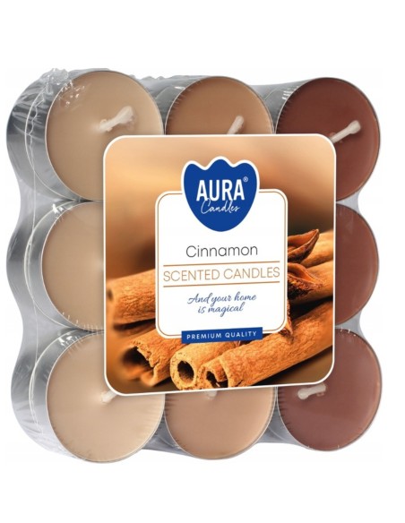 BISPOL podgrzewacze zapachowe P15-65 CYNAMON, 18 szt