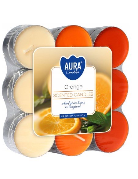 BISPOL podgrzewacze zapachowe P15-63 POMARAŃCZA, 18 szt