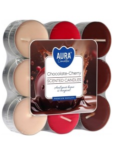 BISPOL  podgrzewacze zapachowe P15-104 CZEKOLADA-WIŚNIA, 18 szt