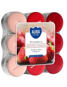 BISPOL podgrzewacze zapachowe P15-73 TRUSKAWKA, 18 szt