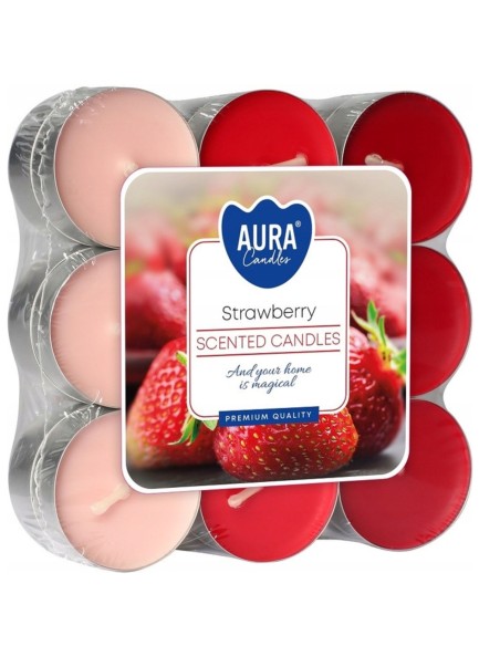 BISPOL podgrzewacze zapachowe P15-73 TRUSKAWKA, 18 szt