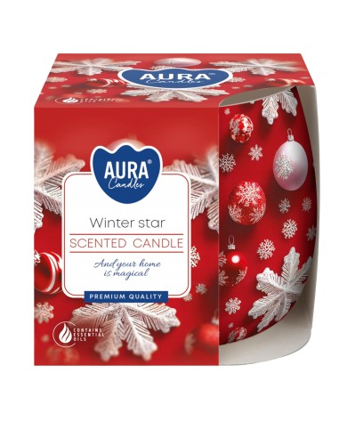 BISPOL AURA Świeca zapachowa w szkle SN71S-13 GWIAZDKA, 100 g