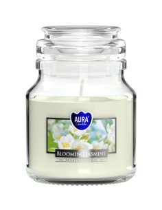 BISPOL AURA Świeca zapachowa w szkle SND71-340 KWITNĄCY JAŚMIN, 120 g