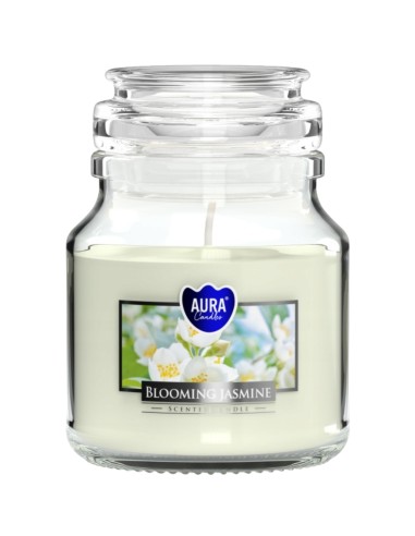 BISPOL AURA Świeca zapachowa w szkle SND71-340 KWITNĄCY JAŚMIN, 120 g
