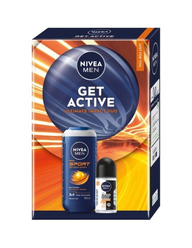 NIVEA MEN Zestaw prezentowy kosmetyków GET ACTIVE, 1 szt
