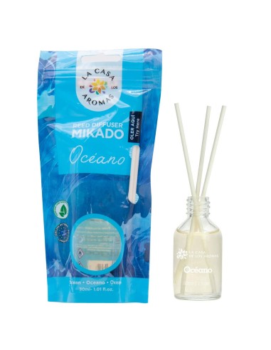LA CASA DE LOS AROMAS Patyczki zapachowe OCEAN, 30 ml folia