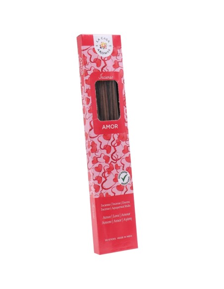 LA CASA DE LOS AROMAS INTENSO Kadzidła zapachowe AMOR, 20 szt