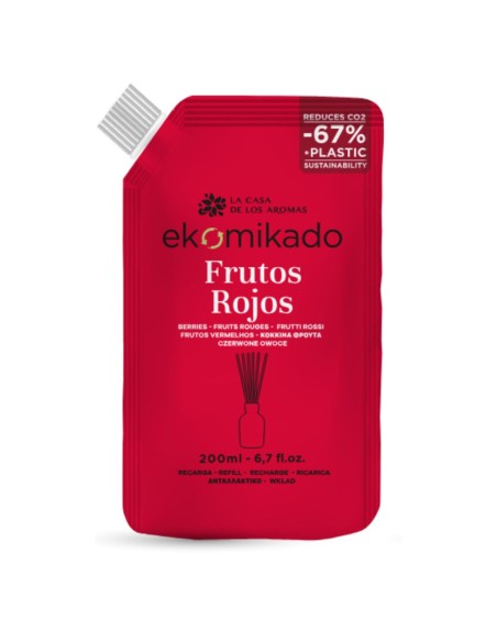 LA CASA DE LOS AROMAS Olejek zapachowy Zapas folia CZERWONE OWOCE, 200 ml