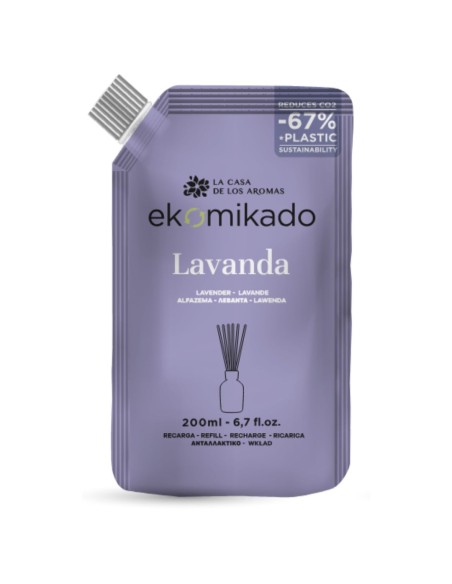 LA CASA DE LOS AROMAS Olejek zapachowy Zapas folia LAWENDA, 200 ml