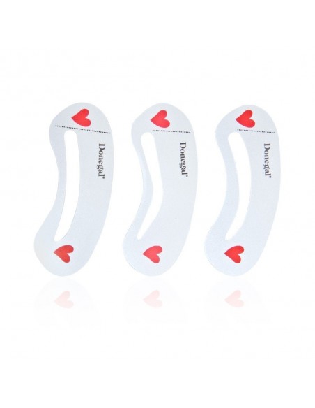 Donegal szablony do brwi 3 szt.