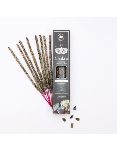 LA CASA DE LOS AROMAS MYSTIC Kadzidła zapachowe 8 szt CHAKRA, 1 op