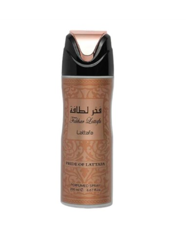 LATTAFA Arabski dezodorant perfumowany Damski FAKHAR ROSE, 200 ml
