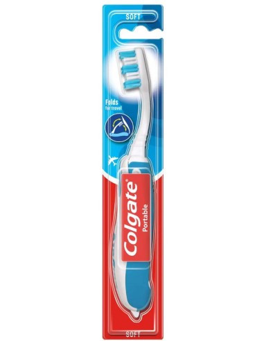 COLGATE PORTABLE Szczoteczka do zębów MIĘKKA SKŁADANA, 1 szt