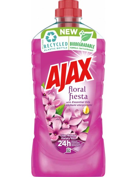 AJAX FLORAL FIESTA Płyn uniwersalny fioletowy KWIAT BZU, 1 L