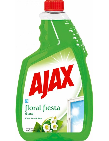 AJAX FLORAL FIESTA Płyn do mycia szyb zielony zapas KONWALIA, 500 ml