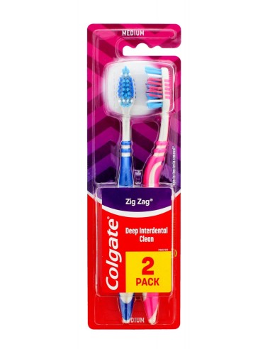 COLGATE ZIG ZAG Szczoteczka do zębów MEDIUM, 1 szt