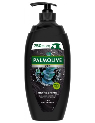 PALMOLIVE MEN Żel pod prysznic 3w1 REFRESHING, 750 ml