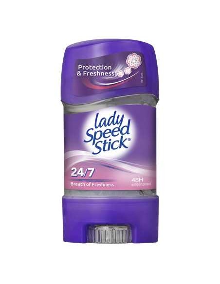 LADY SPEED STICK 24/7 Dezodorant antyperspiracyjny w żelu Breath   65 g