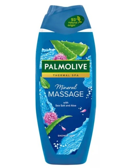 PALMOLIVE THERMAL SPA Żel pod prysznic MINERAL MASSAGE SÓL MORSKA & ALOES, 500 ml