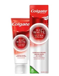 COLGATE MAX WHITE ULTRA Pasta do zębów ACTIVE FOAM, 50 ml 