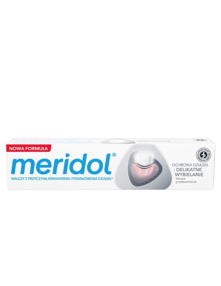 MERIDOL Pasta do zębów OCHRONA DZIĄSEŁ I DELIKATNE WYBIELANIE, 75 ml