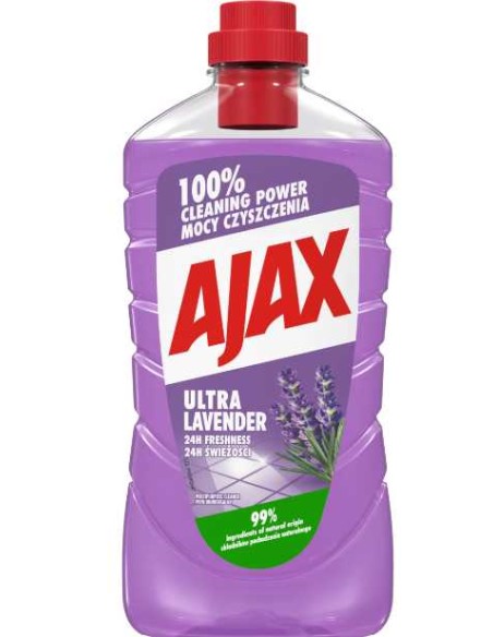 AJAX Uniwersalny płyn do mycia Ultra lawenda, 1 l