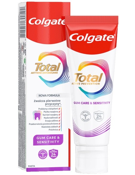 COLGATE Pasta do zębów Total Active Prevention Gum Care&Sensitivity, 75 ml