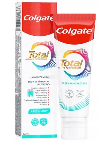 COLGATE TOTAL Pasta do zębów AKTYWNA ŚWIEŻOŚĆ, 75 ml
