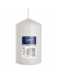 BISPOL świeca walec SW60/100-090 BIAŁA 1 sztuka