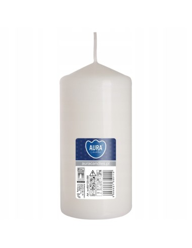 BISPOL świeca walec SW60/120-090 BIAŁA 1 sztuka