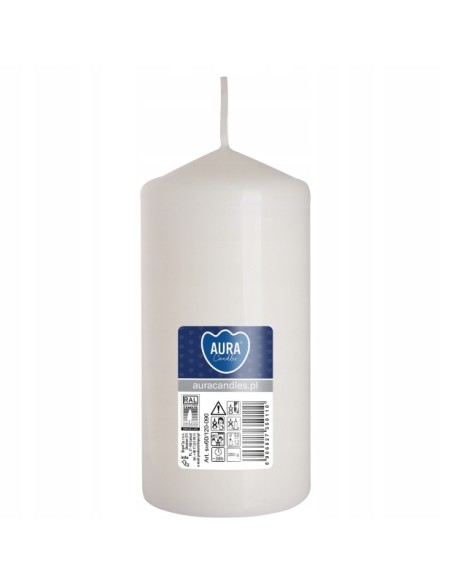 BISPOL świeca walec SW60/120-090 BIAŁA 1 sztuka