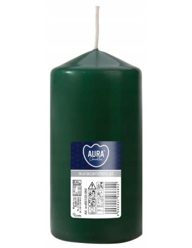 BISPOL Świeca walec SW60/120-060 BUTELKOWA ZIELEŃ 1 sztuka