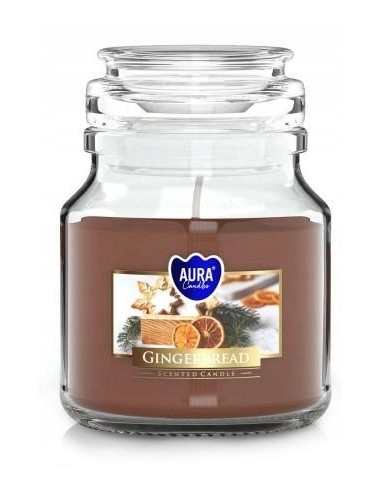 BISPOL AURA Świeca zapachowa w szkle SND71-346 PIERNICZKI, 120 g