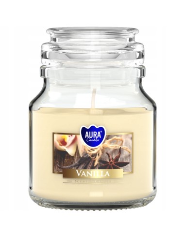 BISPOL AURA Świeca zapachowa w szkle SND71-67 WANILIA, 120 g