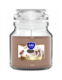 BISPOL AURA Świeca zapachowa w szkle  SND71-89 KAWA, 120 g