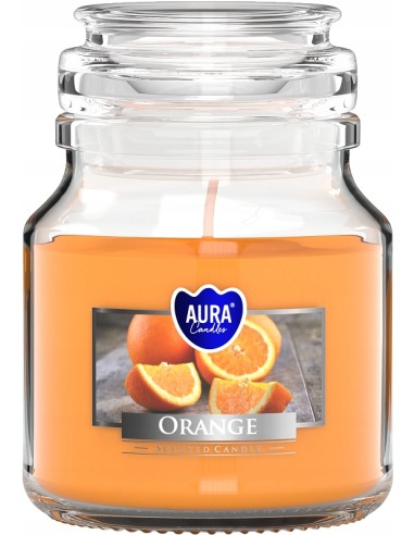 BISPOL AURA Świeca zapachowa w szkle SND71-63 POMARAŃCZA, 120 g