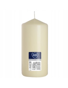 BISPOL świeca walec SW70/150-011 ECRU, 1 sztuka