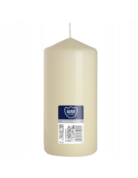 BISPOL świeca walec SW70/150-011 ECRU, 1 sztuka