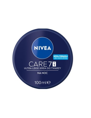 NIVEA CARE 7W1 Krem do twarzy NA NOC, 100 ml