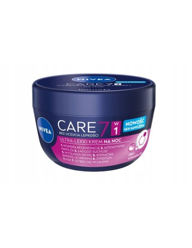 NIVEA CARE 7W1 Krem do twarzy NA NOC, 100 ml